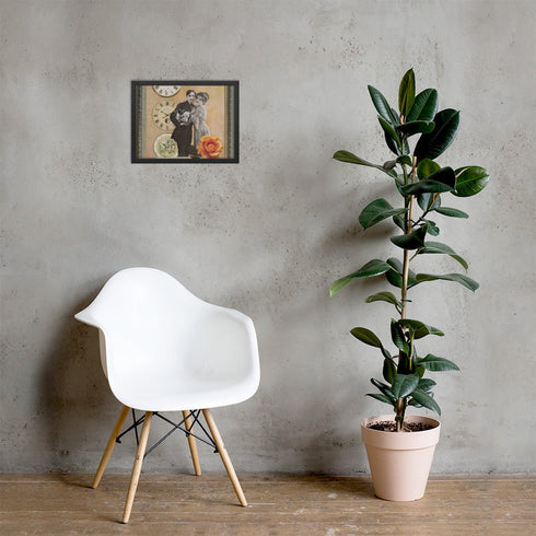 "Timeless Romance" Vintage Wall Art | Framed matte paper poster